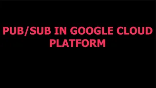 in Google Cloud Platform GCP