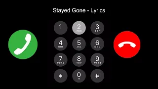 Stayed gone (lyrics) BUT its made on keypad... it slaps! 💀