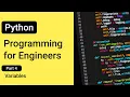 Variables - - Python Programming for Engineers