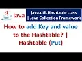 How to add Key and value to the Hashtable Hashtable Put