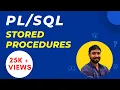 PL SQL Stored Procedures with examples Tutorial for Beginners in Hindi