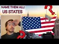 Sporcle Challenge US States