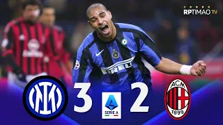 Inter 3 X 2 Milan Adriano S Show Serie A 2005 06 Extended Goals Highlights ᴴᴰ  Inter 3 X 2 Milan Adriano S Show Serie A 2005 06 Extended Goals Highlights ᴴᴰ