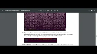 Lab10 JavaScript Obfuscation Dead Code Injection Part2