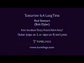 Tomorrow Is A Long Time - Rod Stewart (play-along for guitar)