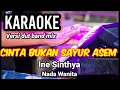 Download Lagu CINTA BUKAN SAYUR ASEM - Ine Sinthya | Karaoke dut band mix nada wanita | Lirik