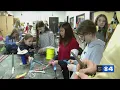 Middle school students running their own pet supply company