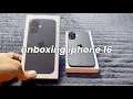 iPhone 16 128GB Black Unboxing 4 Minimalist Cases