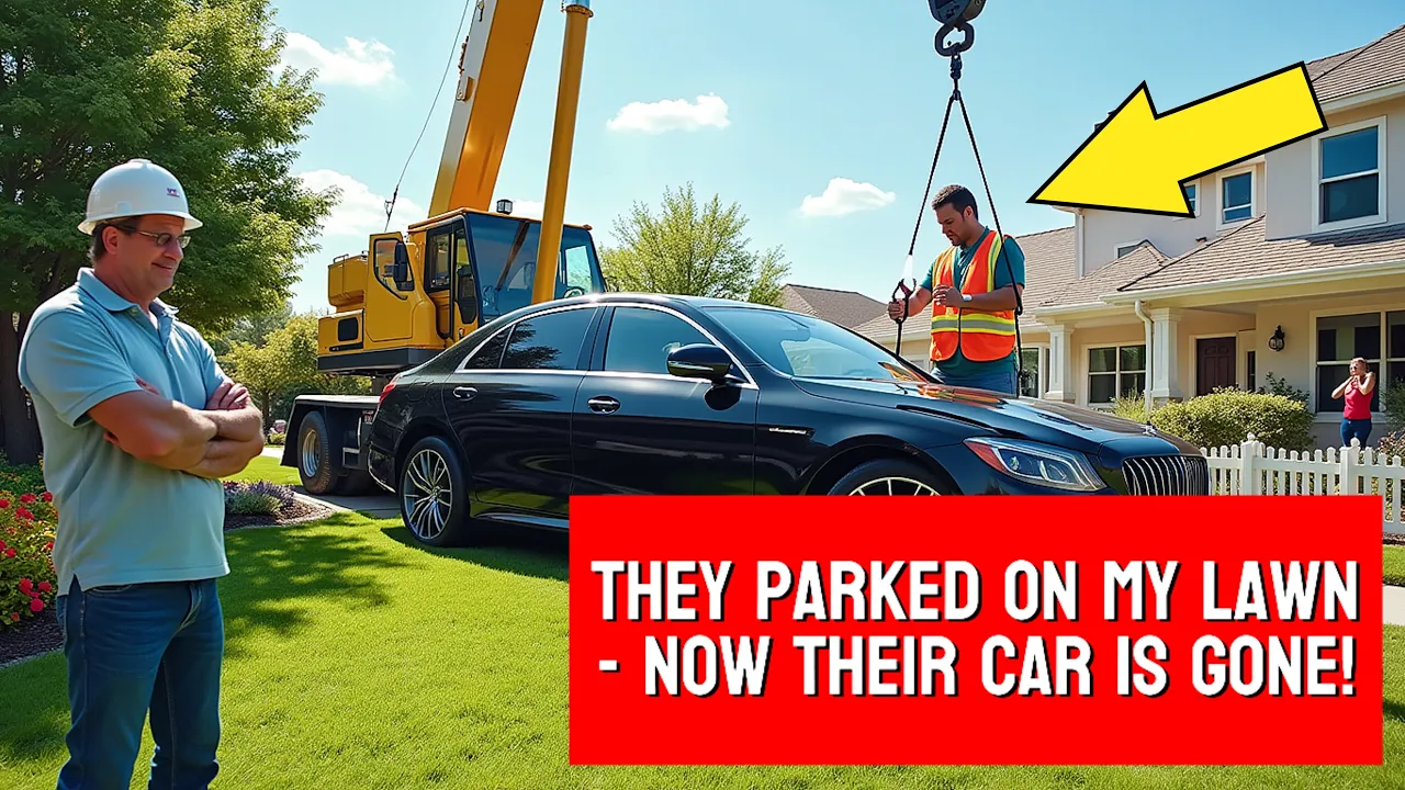 Outline Video My HOA Neighbor Parked on My Lawn – Now Their Car Is in the Impound Lot and They're Furious!