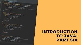 Introduction To Java Part 6 - Single-Dimensional Arrays
