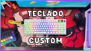 😱 TUNEI MEU TECLADO COM ESSAS KEYCAPS DO ALIEXPRESS!
