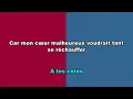 À tes côtés - Paroles (Lyrics) - Tina & Richard