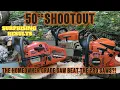 50cc Chainsaw Comparison Stihl vs Husqvarna vs Echo Which was Fastest