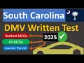 South Carolina DMV Permit Test 2025 - Practice Questions Answers