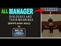 All Manager Dialogues and Their Meanings in BLOX FRUITS Explain all Manager Dialogues in BF