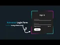 Animated Login Form Using HTML CSS No JavaScript