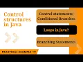 control structures in java programming control statements in java with examples