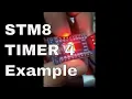 STM8 TIMER 4 example STM8 Timer Tutorial STM8 Cosmic C STM8 delay - us STM8 delay