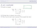 OR3-Theory Lecture 3 Sensitivity Analysis and Dual Simplex Method New constraint Motivation