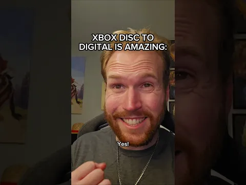 XBOX DISC TO DIGITAL IS AMAZING #shorts