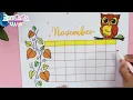 DIY - NOVEMBER Calendar