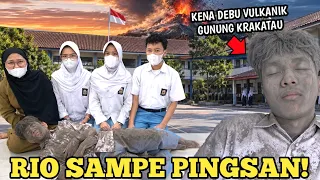 RIO PINGSAN KENA DEBU VULKANIK GUNUNG KRAKATAU DRAMA EDUKASI