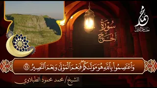 الشيخ محمد محمود الطبلاوي سورة الحج و المؤمنون 1977م 
