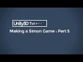 Unity3D Making Simon the Game - Part 5