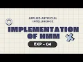 Implementation of Hidden Markov Model Using Python