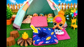 LOL SURPRISE DOLLS Cutie Has A Pee Accident At Sleep Over