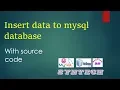 How insert data to mysql database wamp server using java netbeans applications