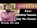 Lagu Udaarian Guitar Lesson | Atharva Sharma | Satinder Sartaaj | Jatinder Shah | #guitar