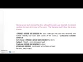 Example of Syntactic Analysis