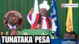 Tunataka Pesa Wacha Madharau Funny Bishop Faces President Ruto Allies In Samburu 