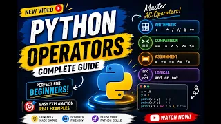 Python Operators Made Easy Learn All Operators with Simple Examples Beginner Friendly