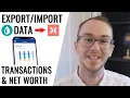 How To Mint Transactions Net Worth History to Monarch Money
