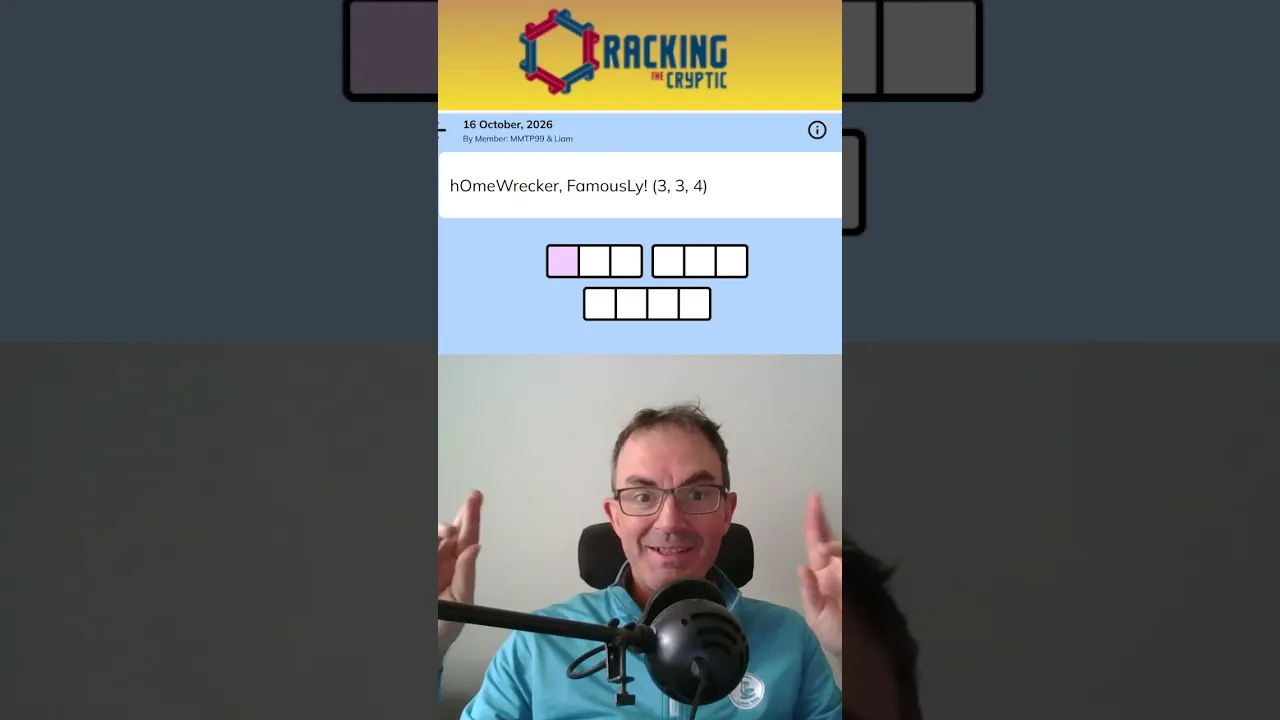MinuteCryptic in a Minute - 16 October 2026 - #laptop
