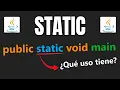 What is the Java STATIC modifier for MASTER JAVA Course Episode