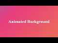 Animated Gradient Background using HTML CSS Easy Beautiful CSS Animation