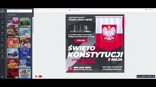 Online Customizable Constitution Day Poland Template