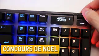 This mechanical keyboard has an OLED screen