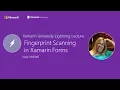 Fingerprint Scanning in Xamarin Forms