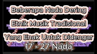 nada dering etnik musik tradisional