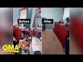Follow this 4-step method to turn your cluttered home into a calm clean oasis l GMA