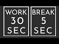 BEST SPORT INTERVAL TIMER - 20 sec Exercise 5 sec Break 20 Rounds GYM TABATA HIT