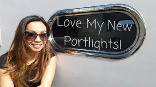 Hurry! Let’s Get these Portlights in before the Storm! Onboard Lifestyle ep.12