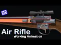 How Air Rifle Works PCP Air Gun Works Animation