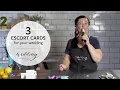 DIY Wedding 3 Simple Escort Cards