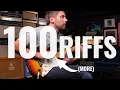100 More Riffs (A Brief History Of Rock N' Roll) IN ONE TAKE!
