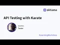 API Testing with Karate